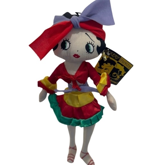 Kellytoy Betty Boop 10” Flamenco Dancer Rag Doll - Vibrant & Rare - Picture 1 of 1